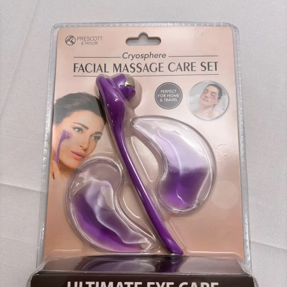 Purple Facial Massage Care Set